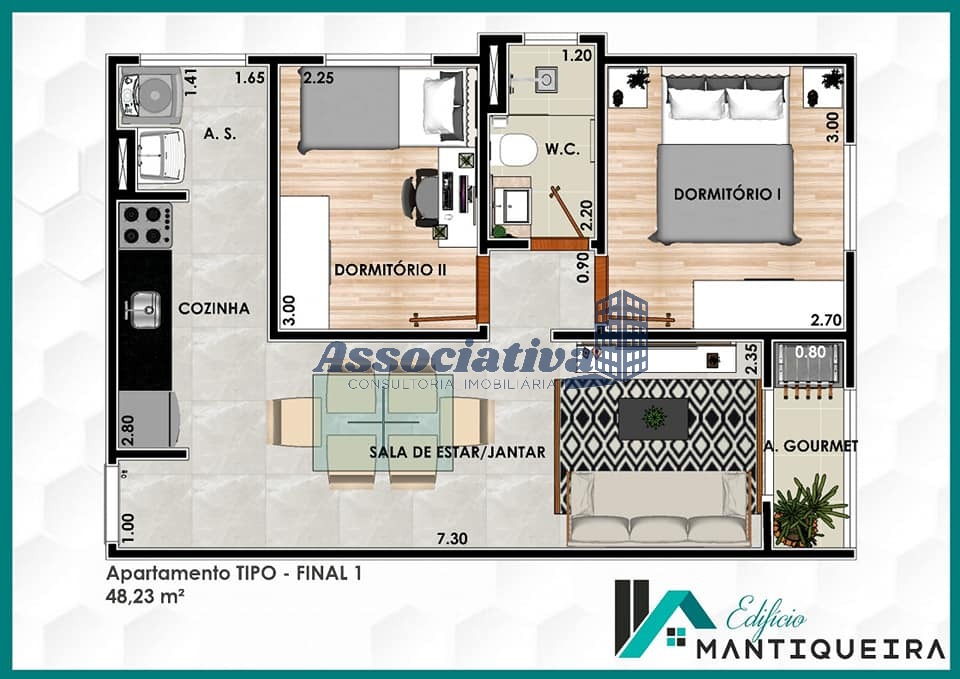 Apartamento à venda com 2 quartos - Foto 10